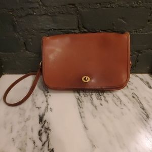Coach vintage leather messenger bag